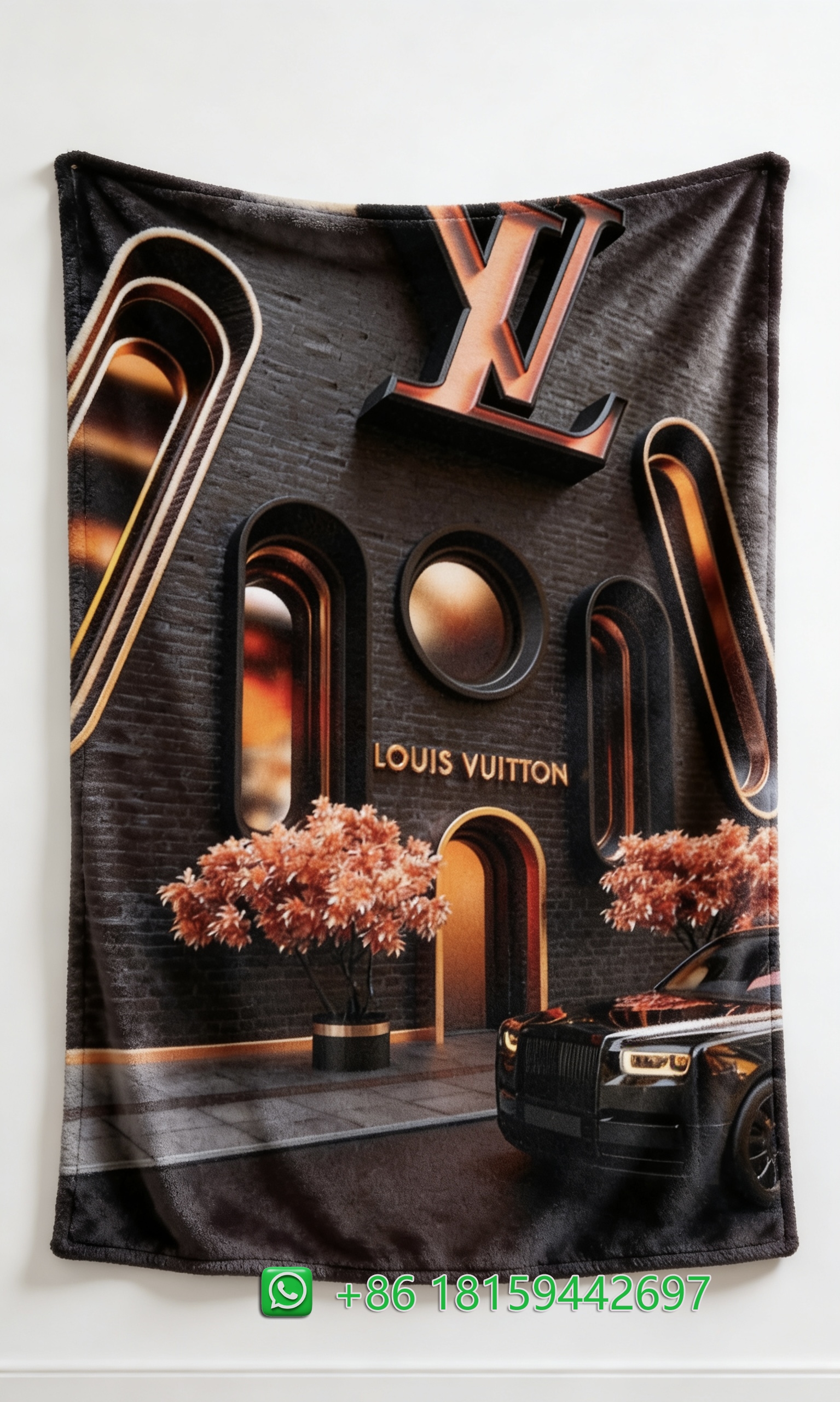 Louis Vuitton Throw Blankets